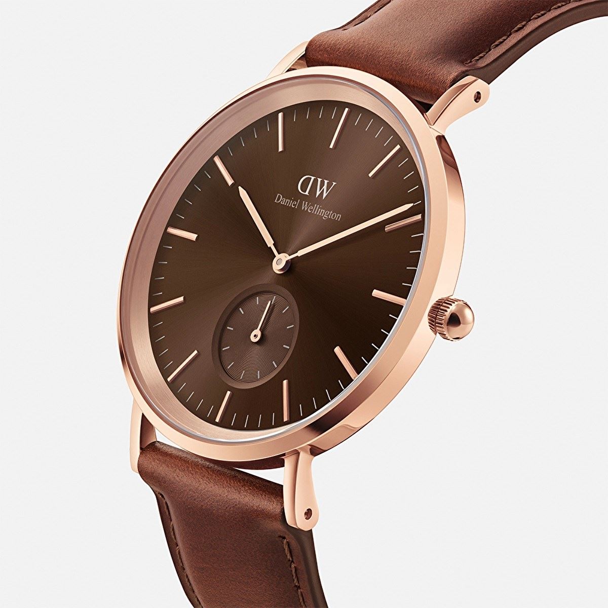 DW00600707 Brown Leather Men's Watch