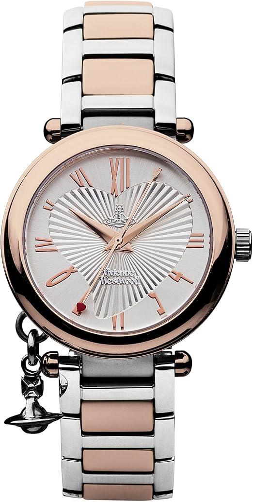 Vivienne Westwood Damen Orb Analog Quarz Armbanduhr VV006RSSL