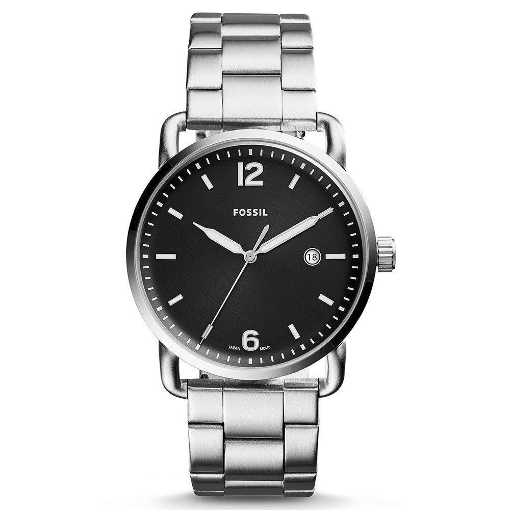 Fossil FS5391 The Commuter Three-Hand Date Stainless Steel Men's Watch - Watch Home™