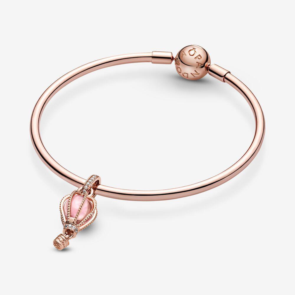 Pandora 789434c01 Sparkling Pink Hot Air Balloon Dangle Charm - Watch Home™
