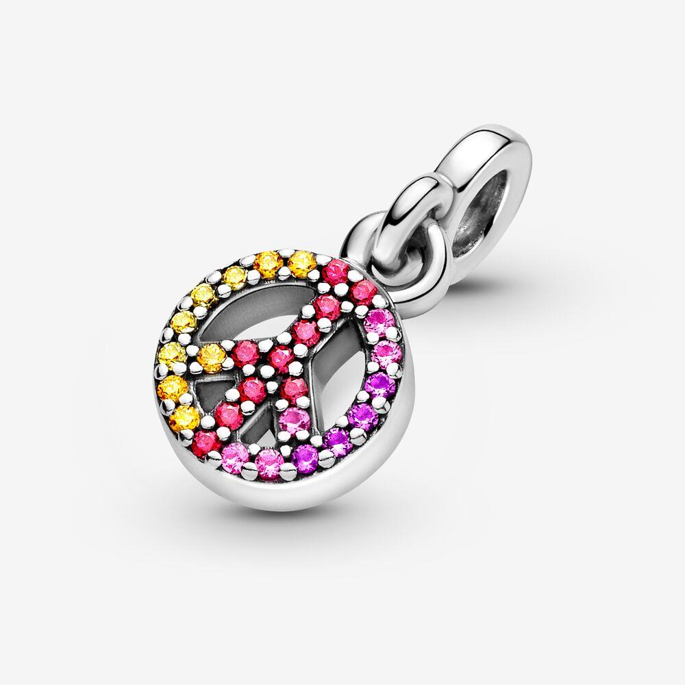 Pandora 799424C01 ME Peace Sign Mini Dangle Charm