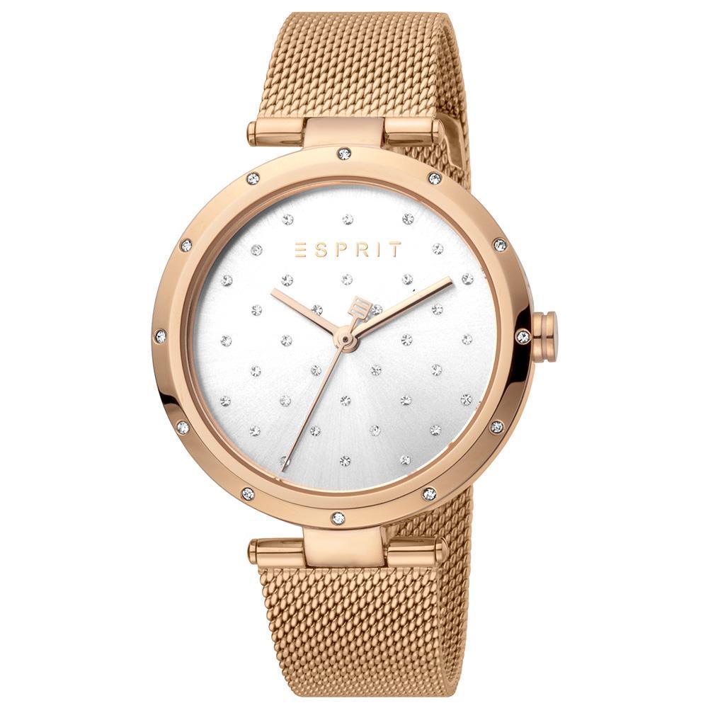 Esprit ES1L214M0075 Rose Gold Mesh Strap Women's Watch - Watch Home™