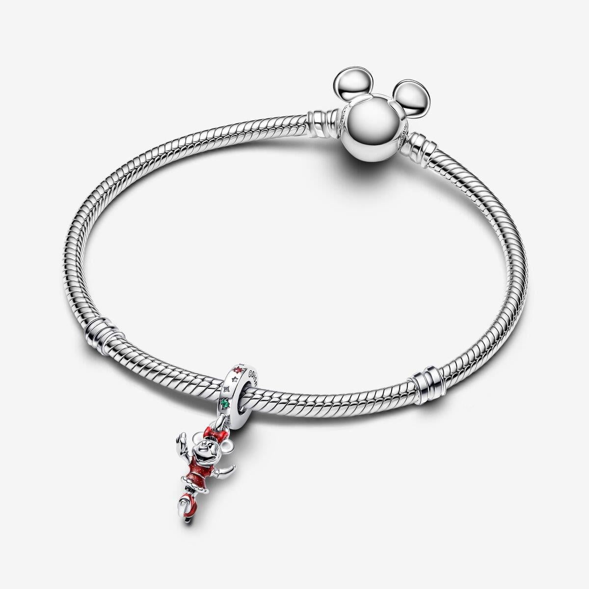Minnie Maus Eislaufen Charm-Anhänger