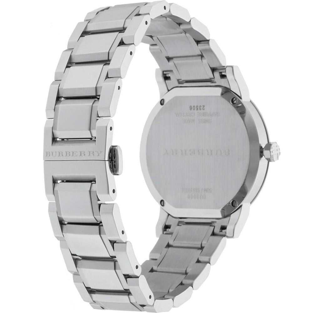 Burberry BU9000 Silver Dial Stainless Steel Unisex Watch