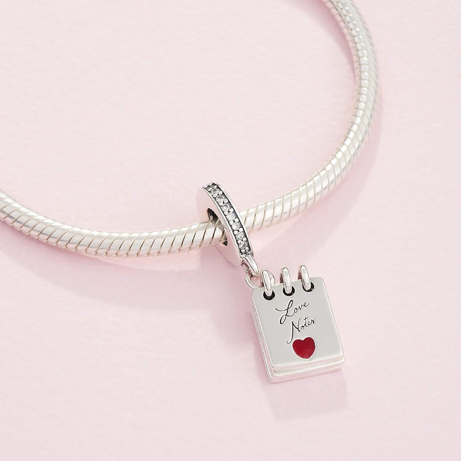 Pandora 797835CZ Love Notes Notebook Dangle Charm
