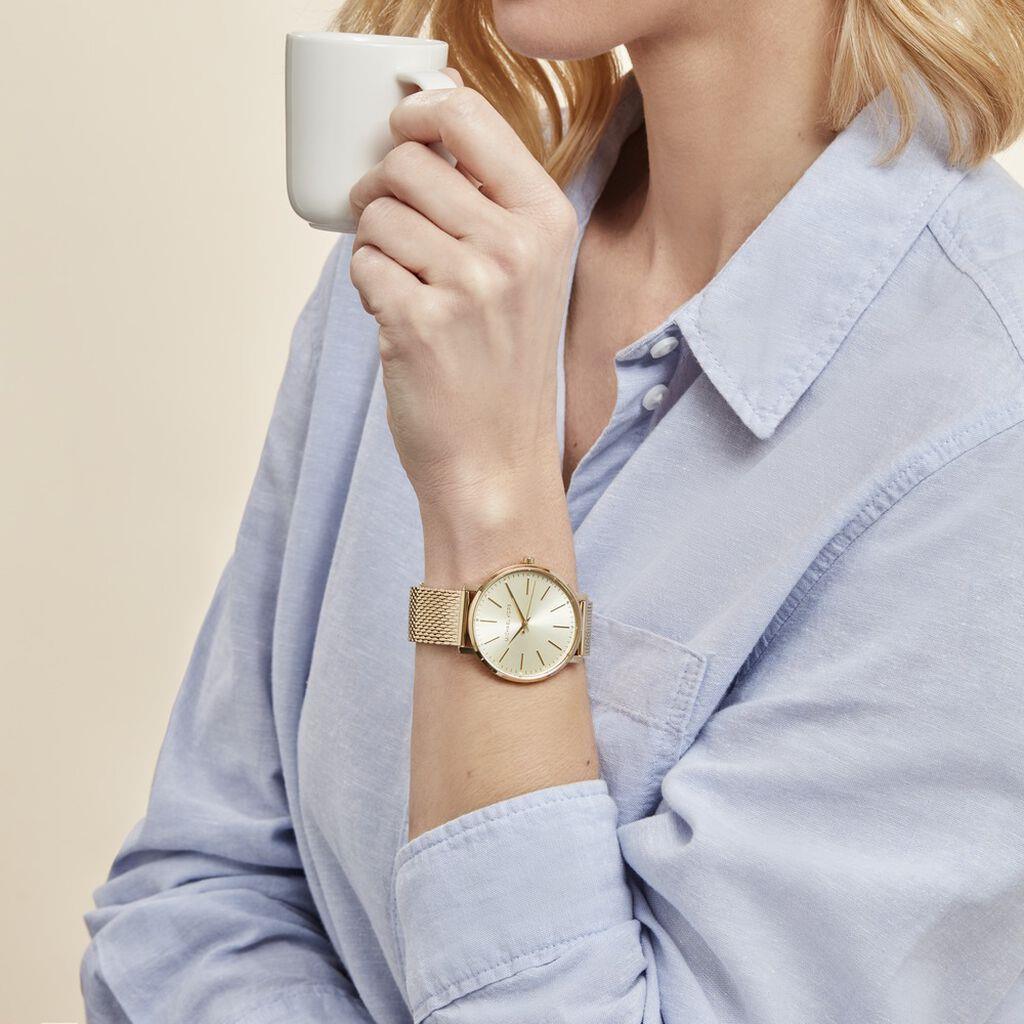 Michael Kors MK4339 Pyper Quartz Crystal Gold Dial Women's Watch - Watch Home™
