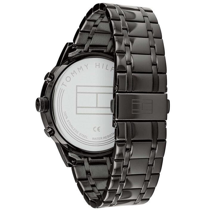 Tommy Hilfiger 1791633 Chronograph Black/Blue Men's Watch - Watch Home™