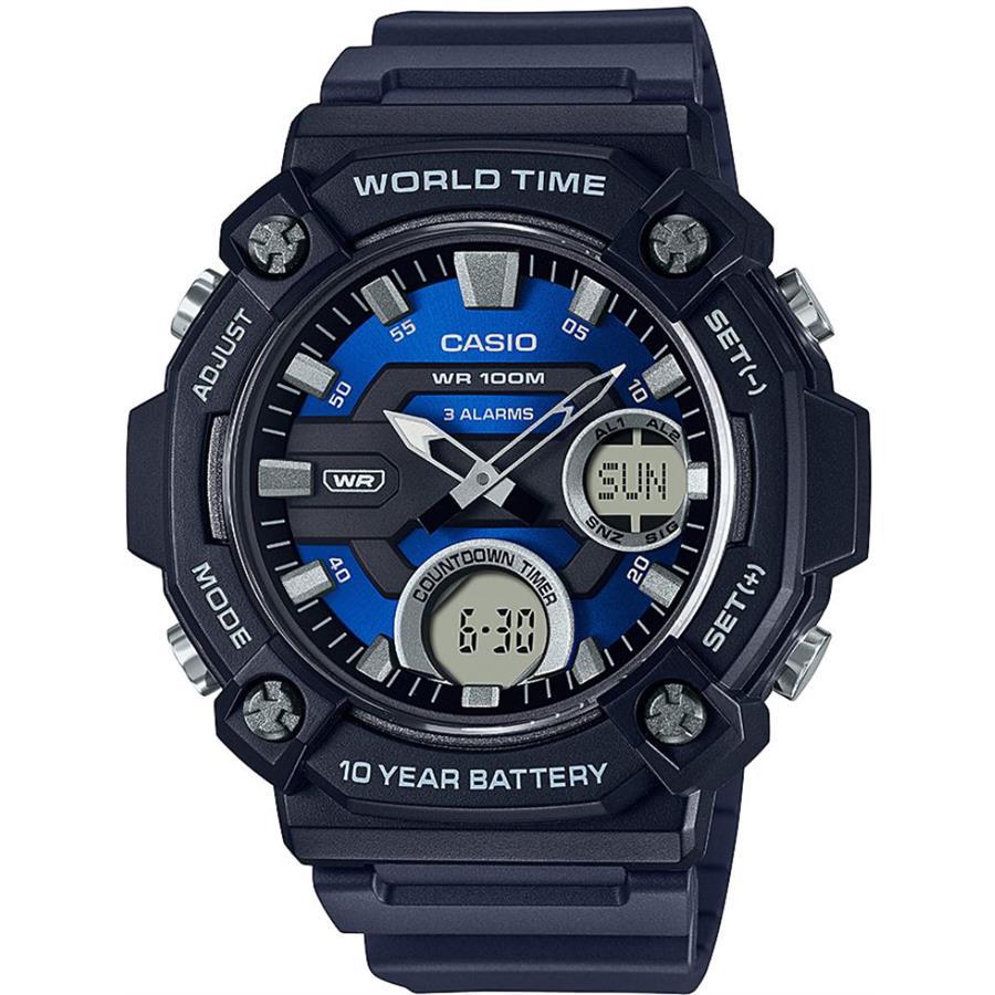 Casio AEQ-120W-2AVDF Sports Analog Digital Dial Quartz Men's Watch