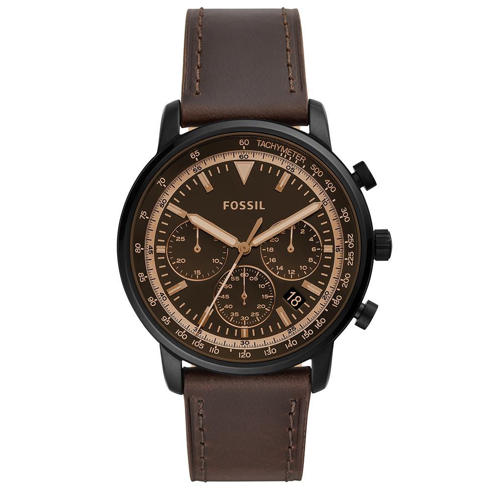 Fossil FS5529 Analog Black Dial Men's Watch - Watch Home™