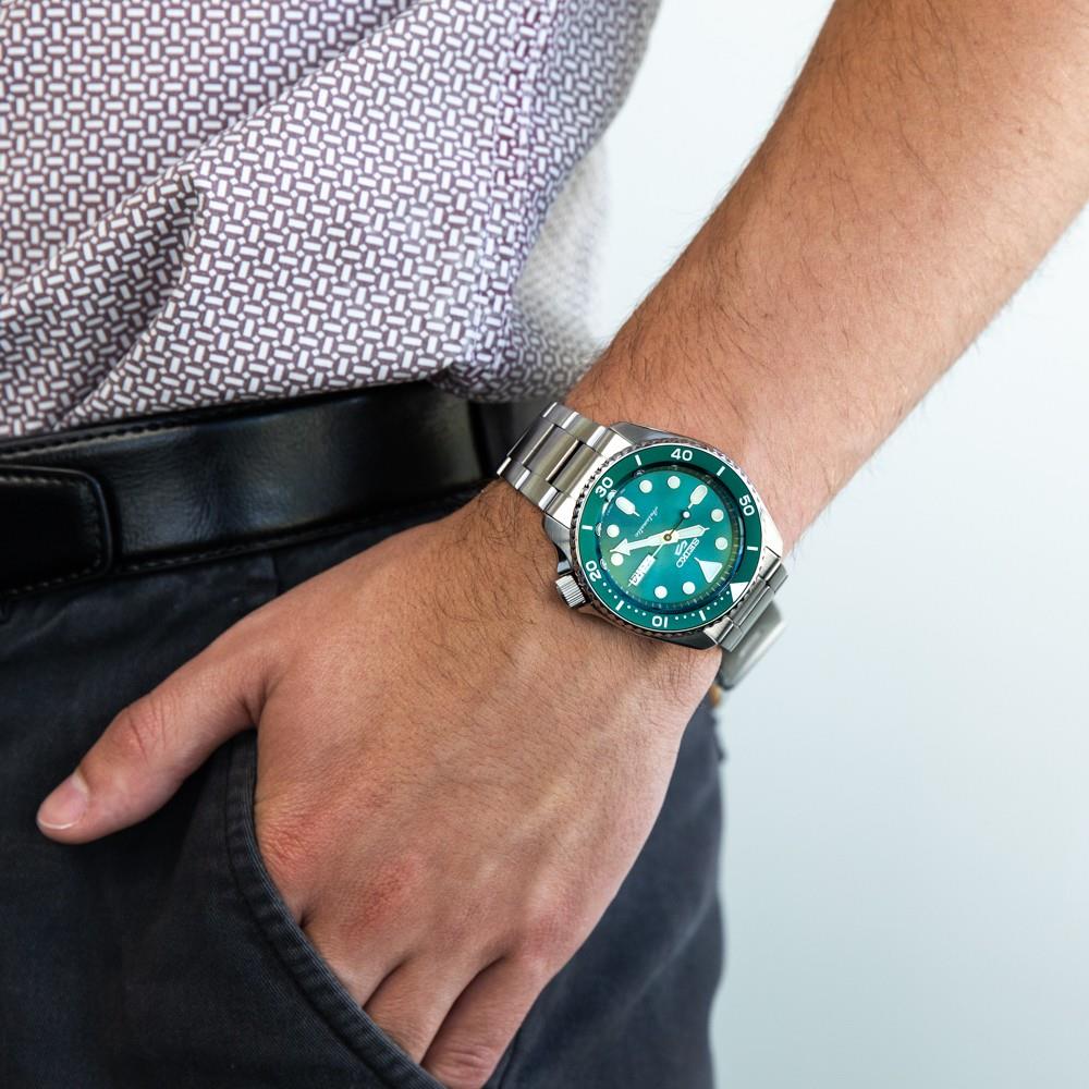Seiko SRPD61K Sports Automatic Green Dial Men's Watch