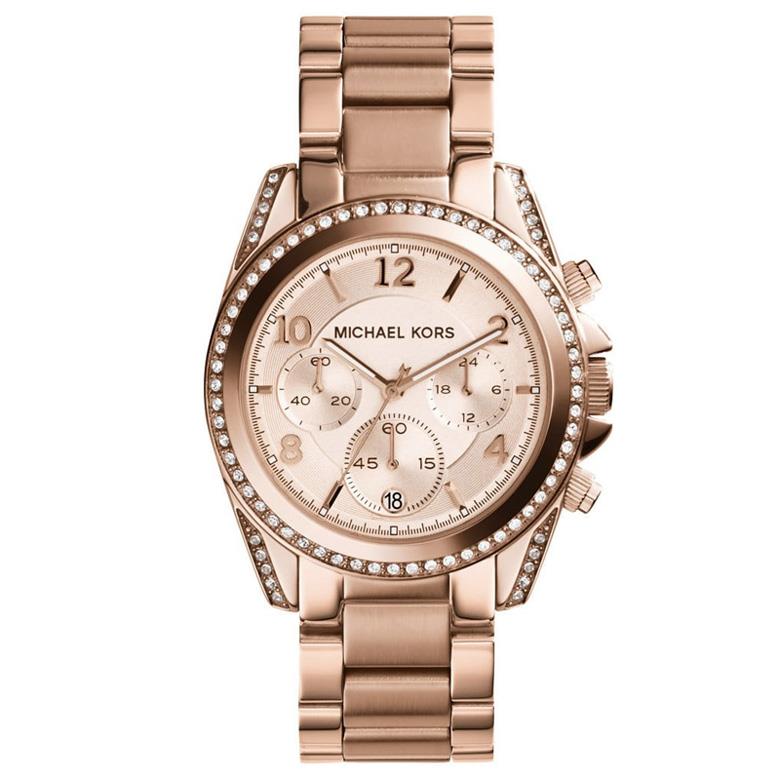 Michael Kors MK5263 Blair Chronograph Rose Dial Women's Watch