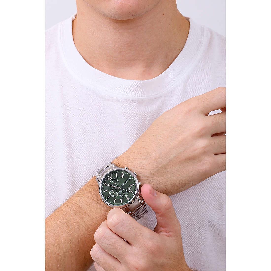 Emporio Armani AR11507 Renato Chronograph Men's Watch - Watch Home™