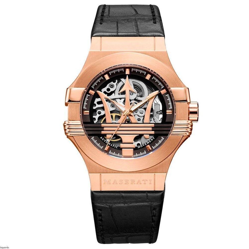 R8821108002 Potenza Automatic Black Skeleton Dial ' s Watch