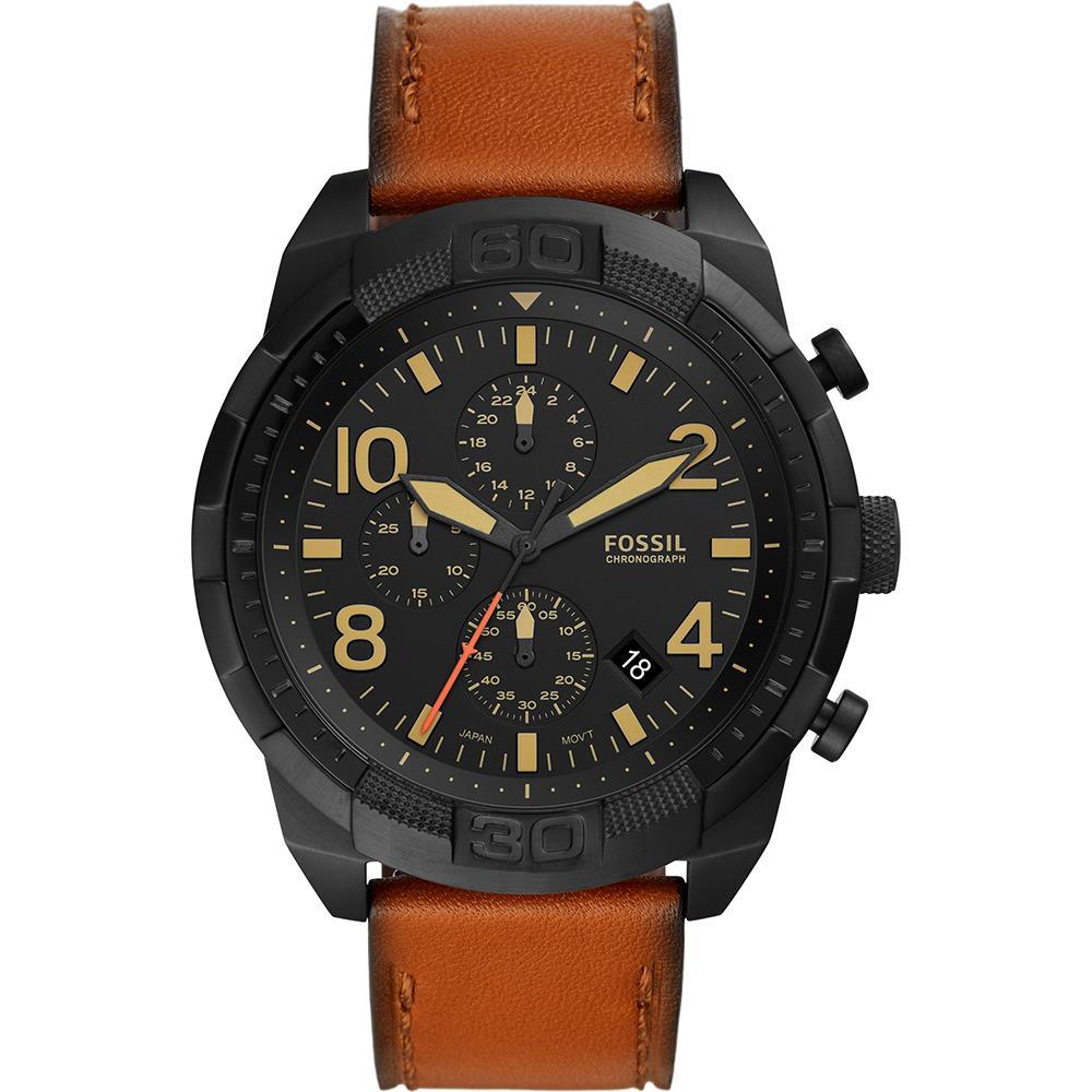 Fossil FS5714 Bronson Stainless Steel Quartz Dress Chronograph Men's Watch - Watch Home™