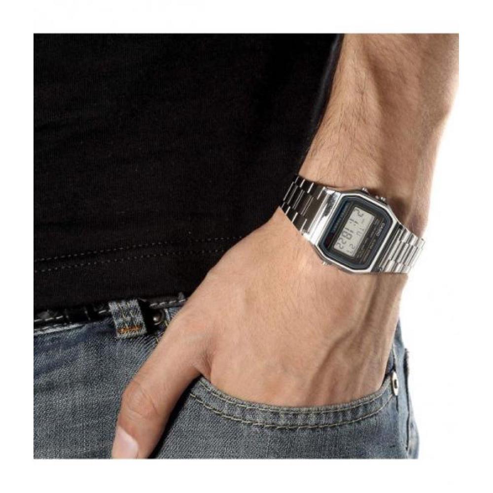 Casio A158WA-1DF Men's Watch - Watch Home™