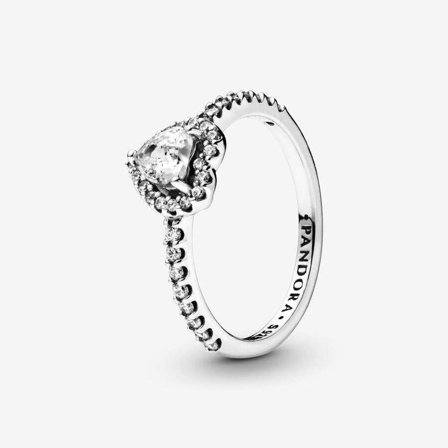 Erhabenes Herz Ring