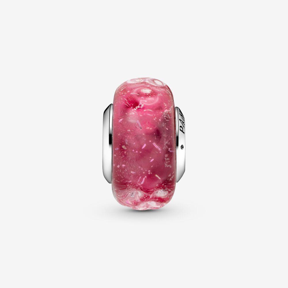Pandora 798872C00 Wavy Pink Murano Glass Charm - Watch Home™