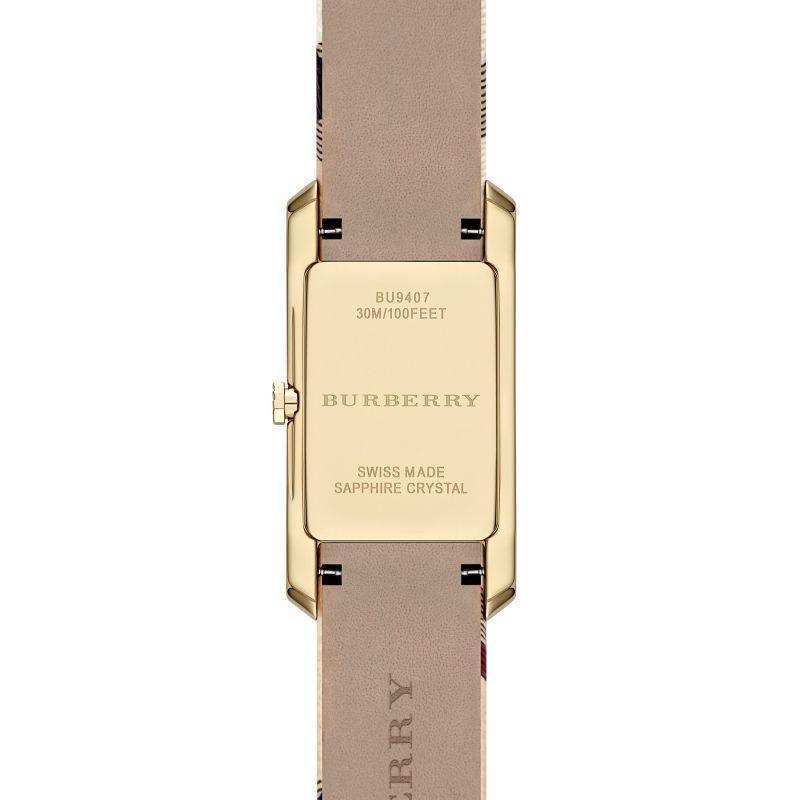 Burberry BU9407 25mm Stainless Steel Case Leather Women's Watch - Watch Home™