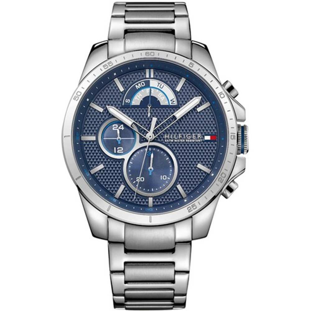 Tommy Hilfiger 1791348 Decker Silver Stainless Steel Men's Watch
