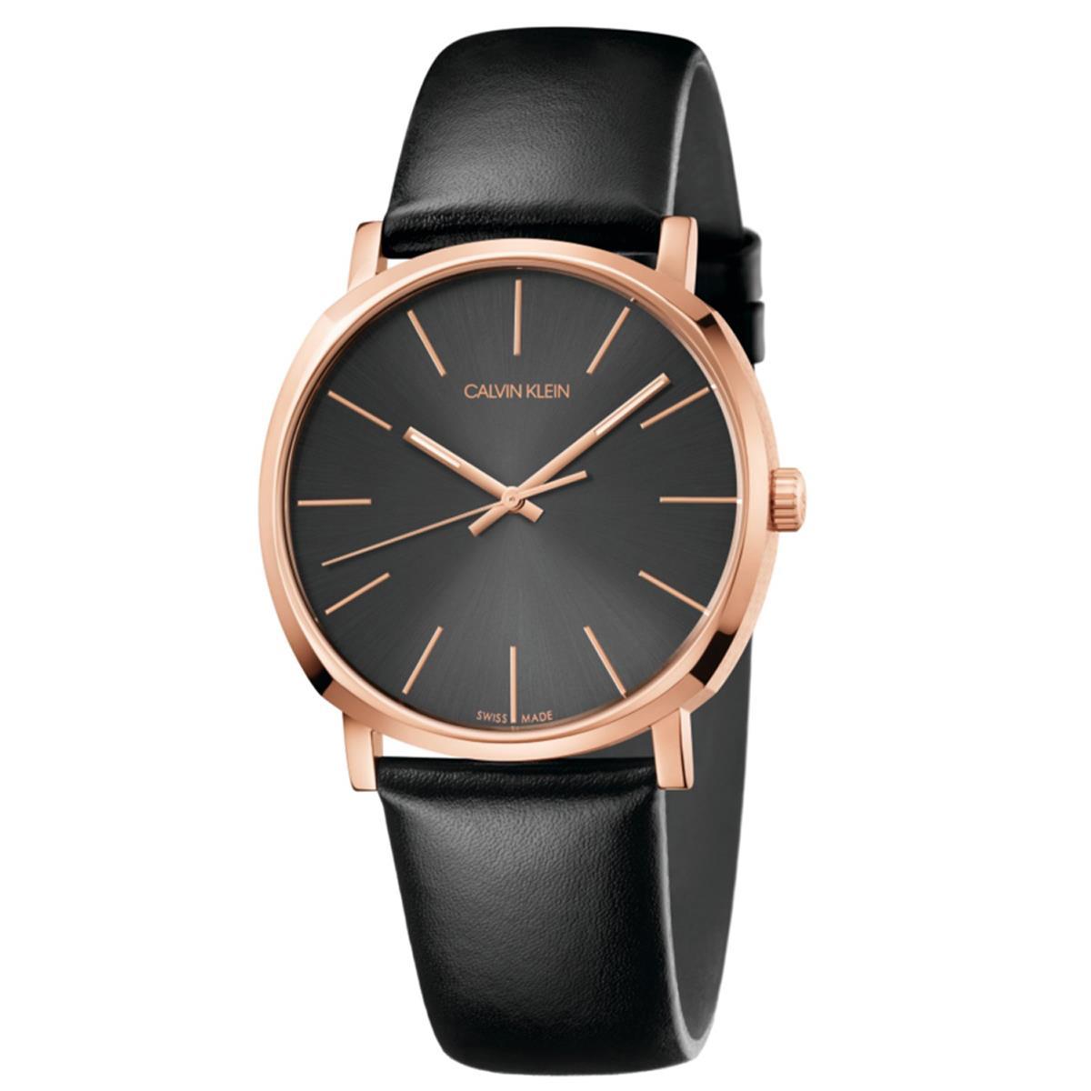 Calvin Klein K8Q316C3 Posh Quartz Dark Grey Dial Men's Watch - Watch Home™