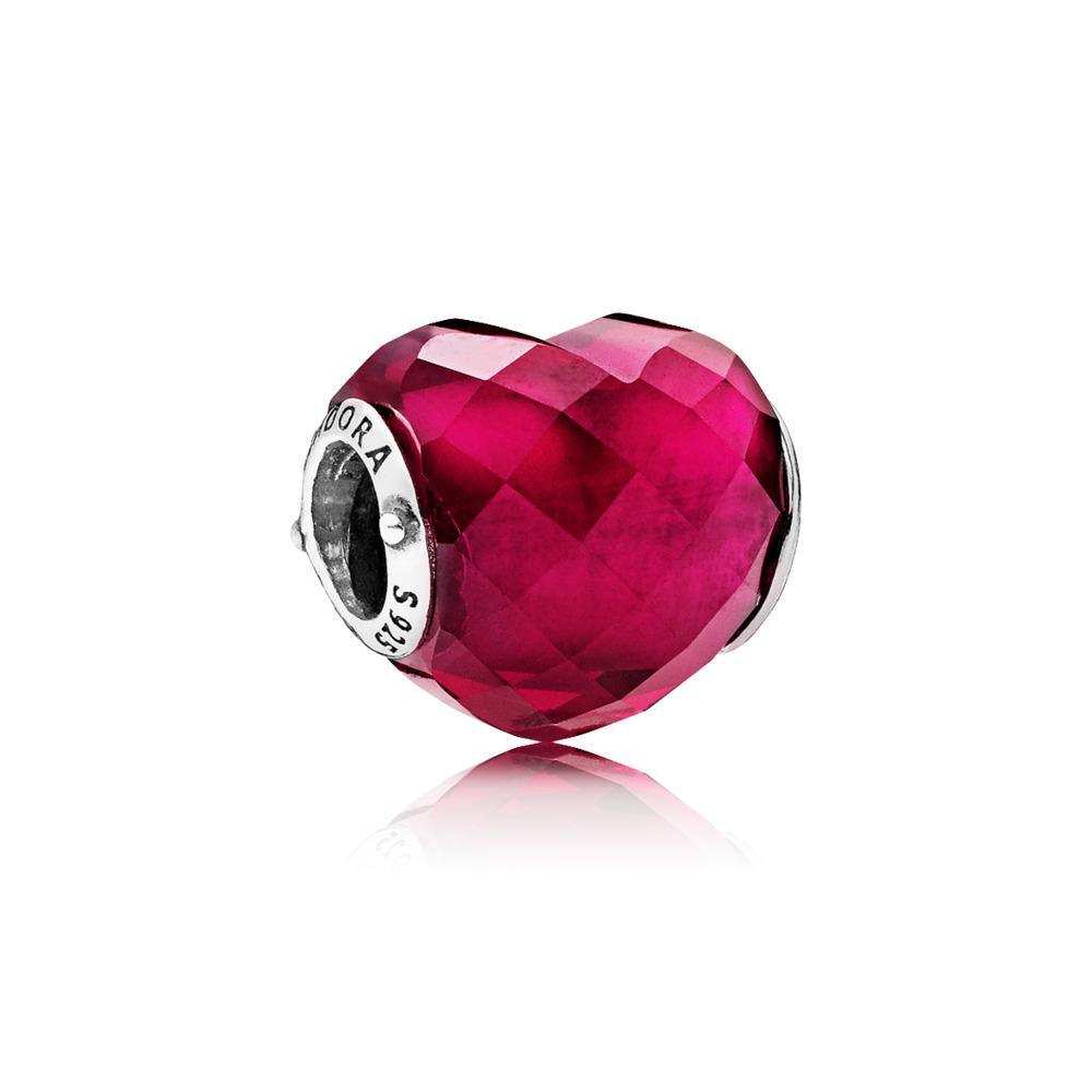 Pandora 796563nfr Fuchsia Pink Heart Charm - Watch Home™