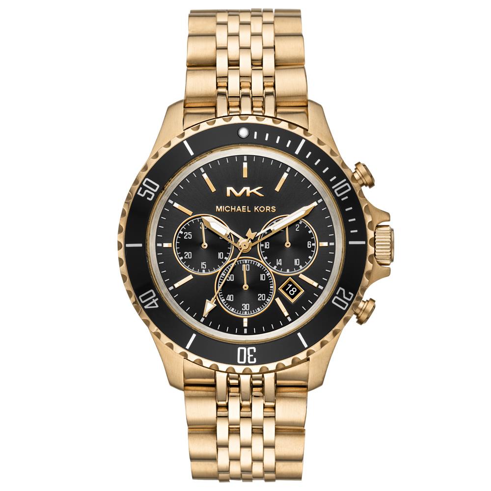 Michael Kors MK8726 Black Dial Gold Tone Men's Watch
