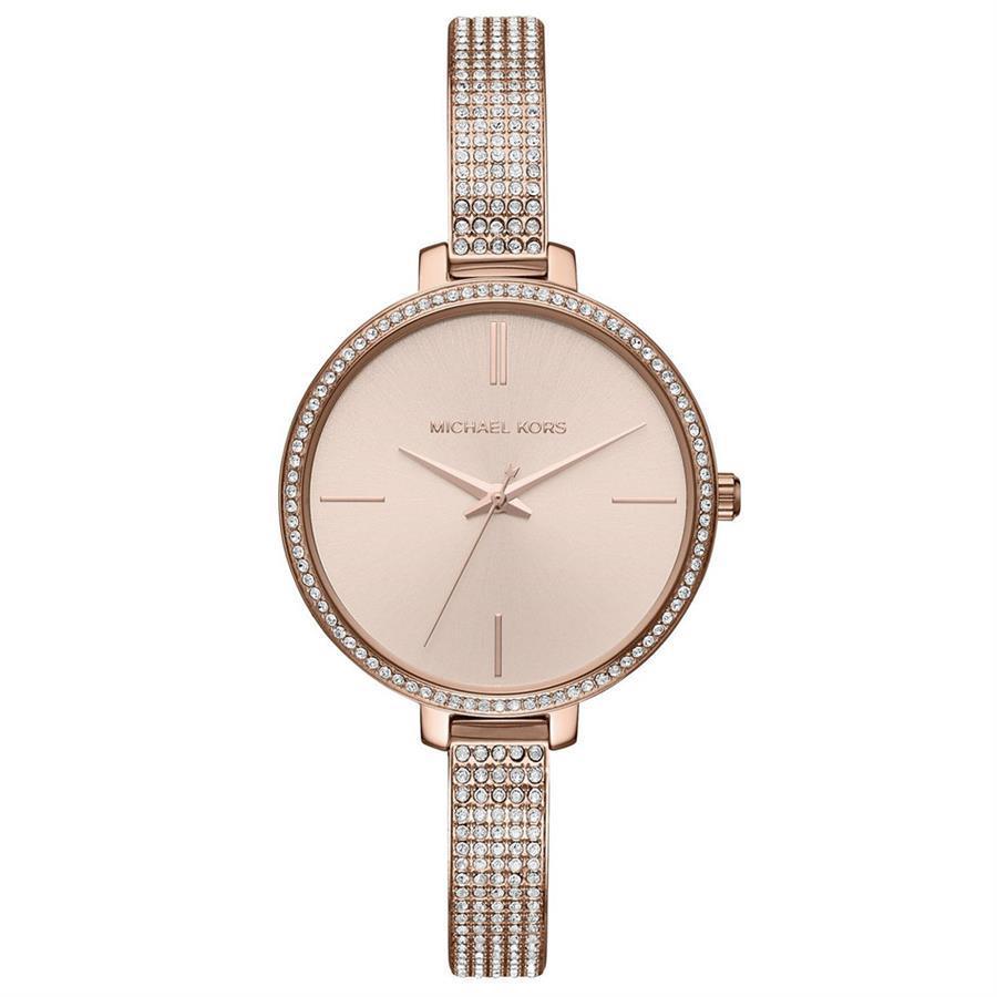 Michael Kors MK3785 Jaryn Crystal Rose Gold Dial Women's Watch - Watch Home™
