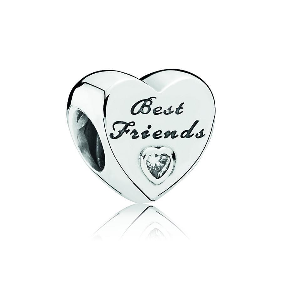 Pandora Best Friends Heart Charm 791727CZ - Watch Home™