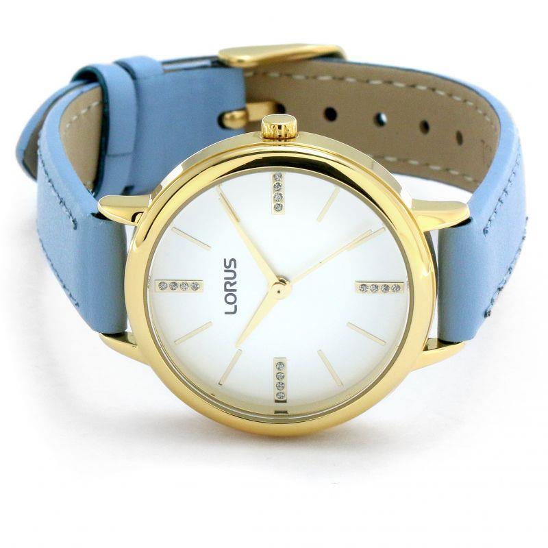 Lorus RG214QX8 Blue Leather Strap Women's Watch - Watch Home™