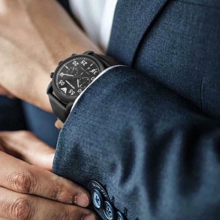 Emporio Armani AR11133 Analog Black Dial Men's Watch - Watch Home™