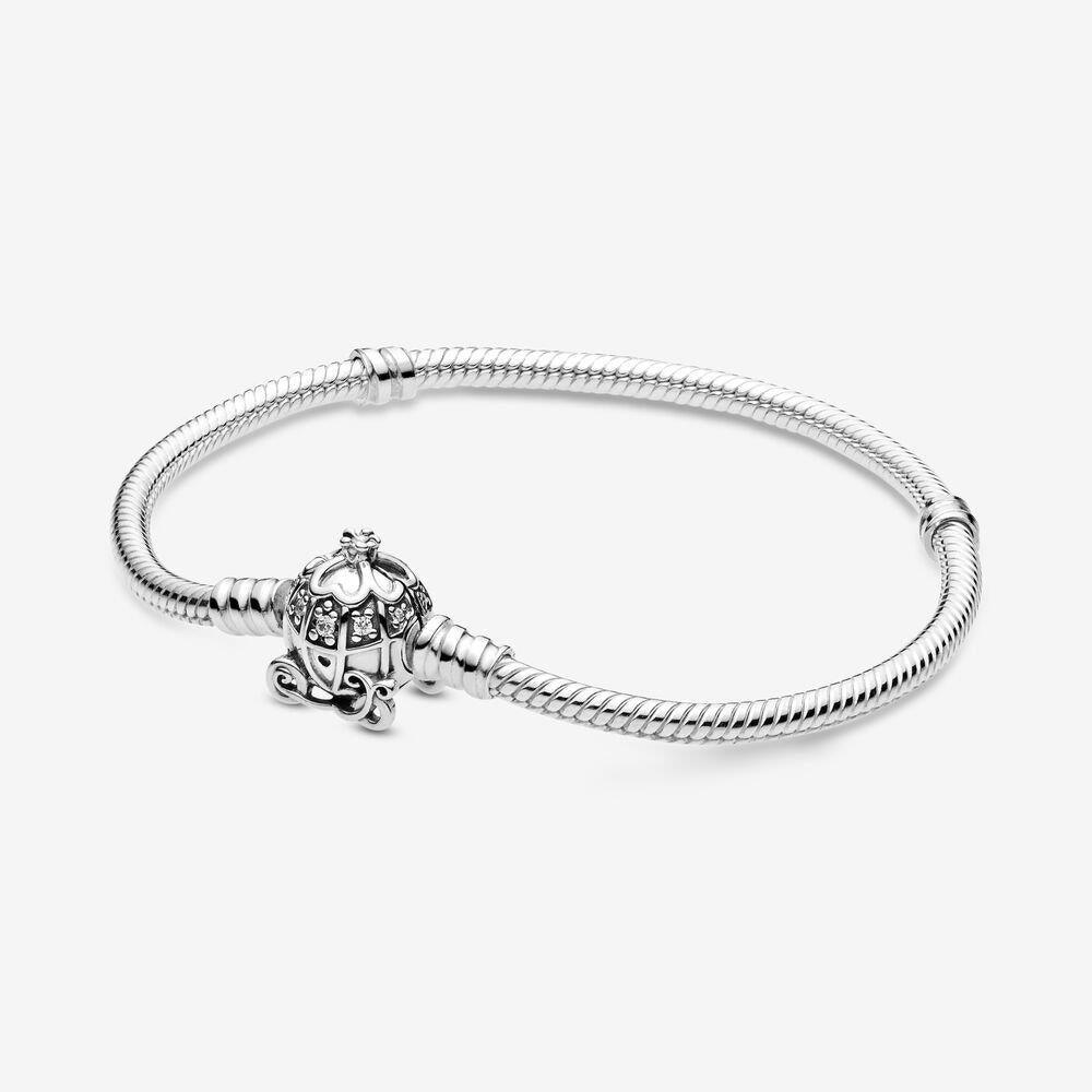 599190C01 18 Disney Cinderella Pumpkin Coach Clasp Bracelet