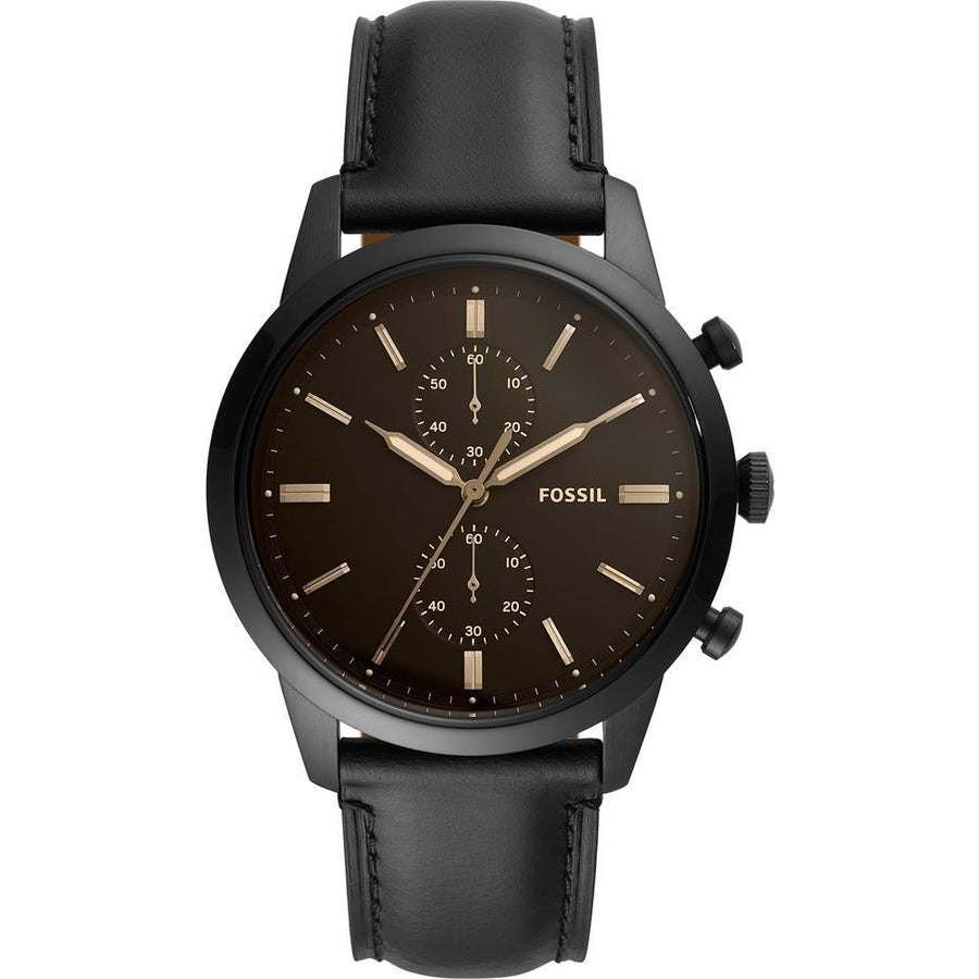 Discount Luxury Watches - Find Your Dream Timepiece at WatchHome.com 6 Fossil FS5585 Townsman Chronograph Brown Leather Men's Watch