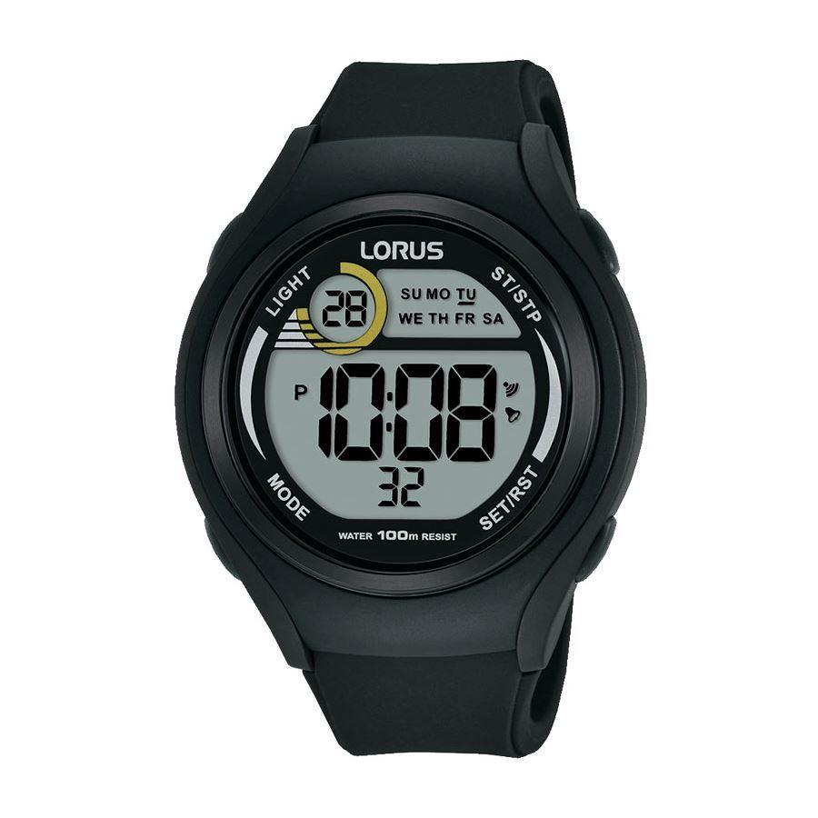 Lorus R2373LX9 Black Silicone Strap Men's Watch - Watch Home™