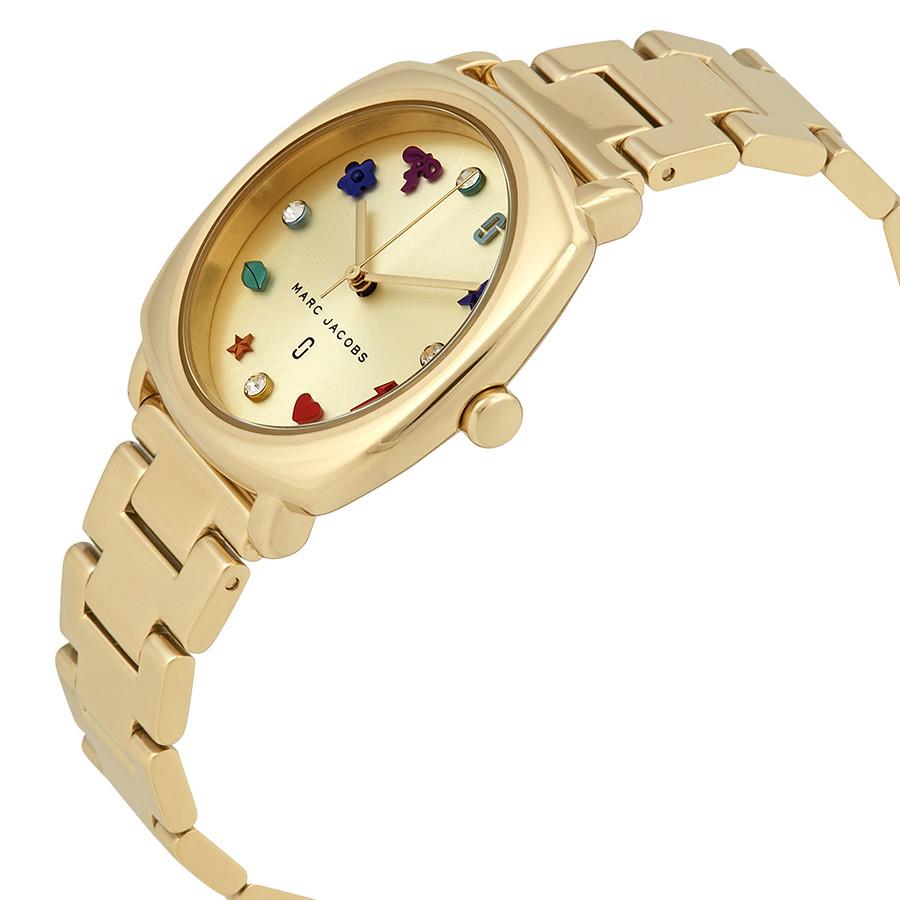 Marc Jacobs MJ3549 Mandy Gold-Tone Three-Hand Ladies Watch
