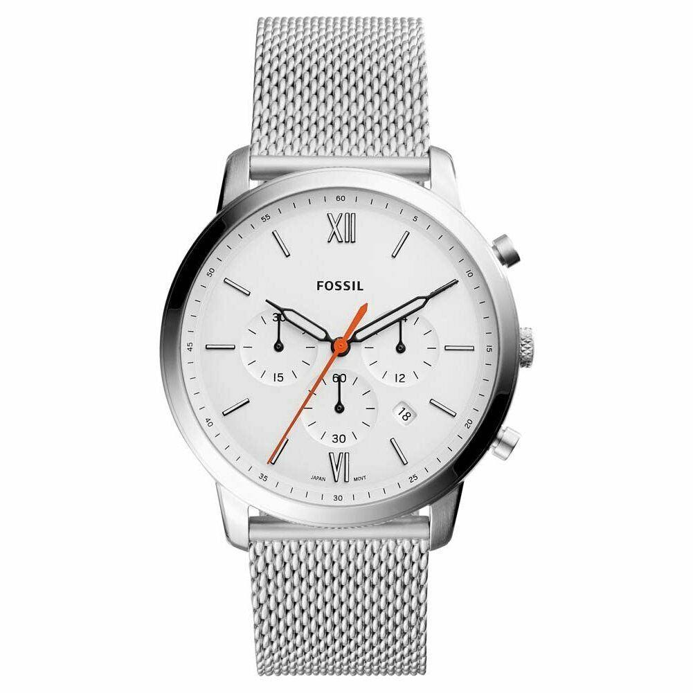 Fossil FS5382 Neutra Chronograph Stainless Steel Men's Watch - Watch Home™
