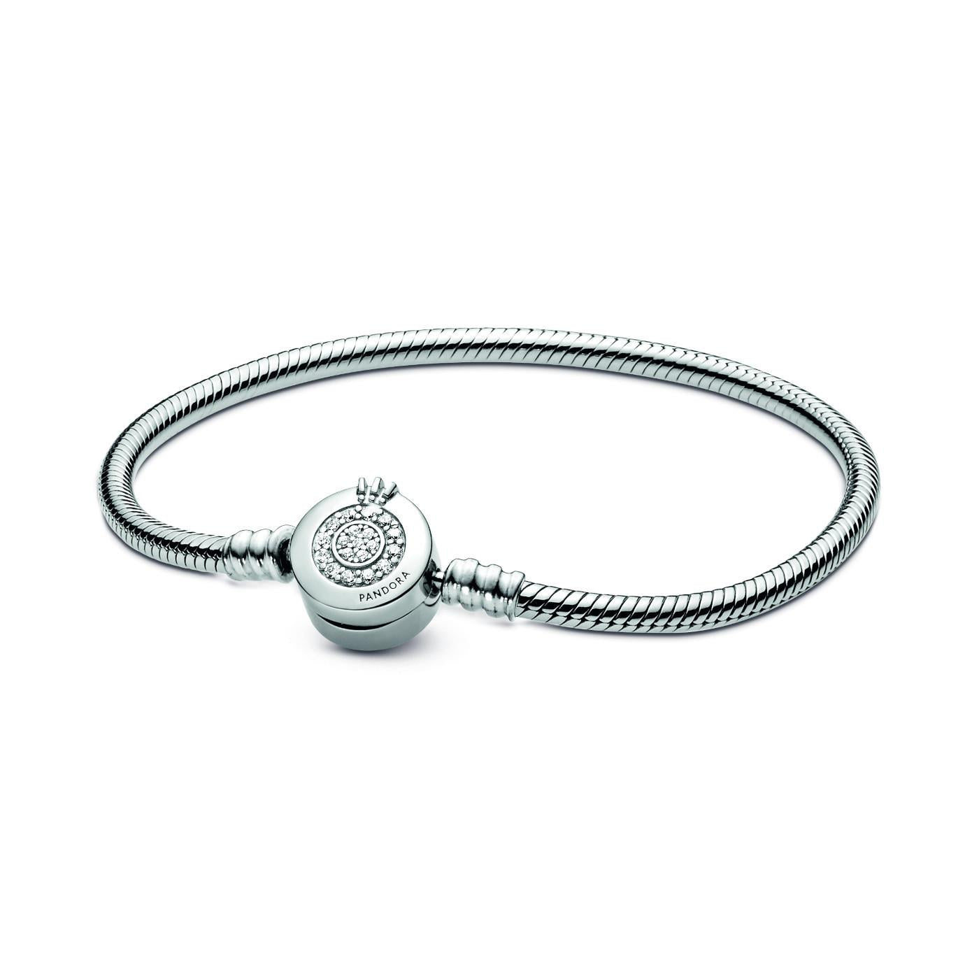Pandora Snake chain sterling silver bracelet 17 cm