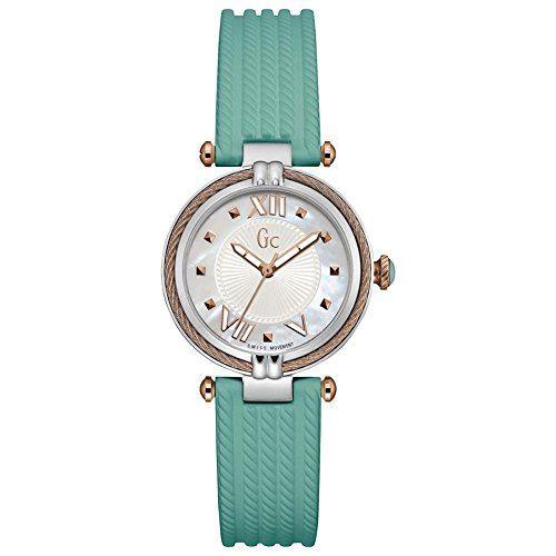 Guess Collection Y18008L1 Quartz Analog And Silicone Strap Women's Watch - Watch Home™
