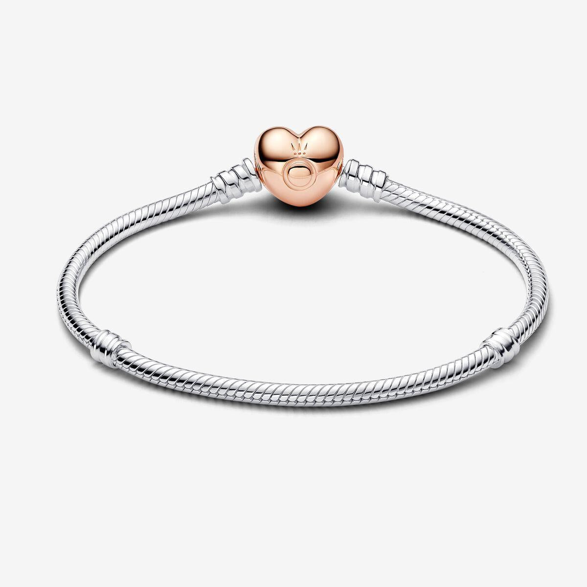 Pandora Moments Heart & Snake Chain Bracelet 16 cm