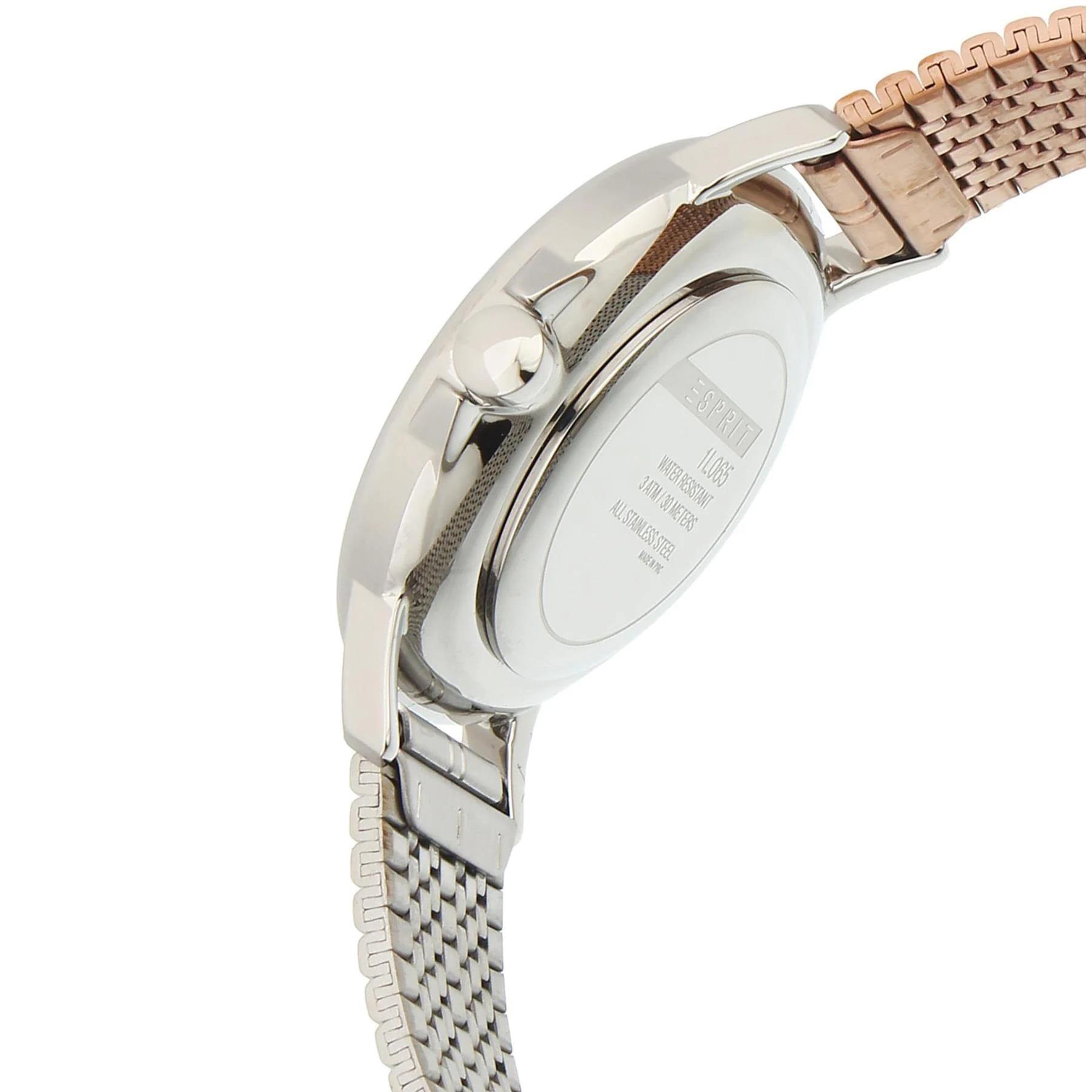 Esprit ES1L065M0105 Grey - Rose Gold Stainles Steel Strap Women's Watch - Watch Home™