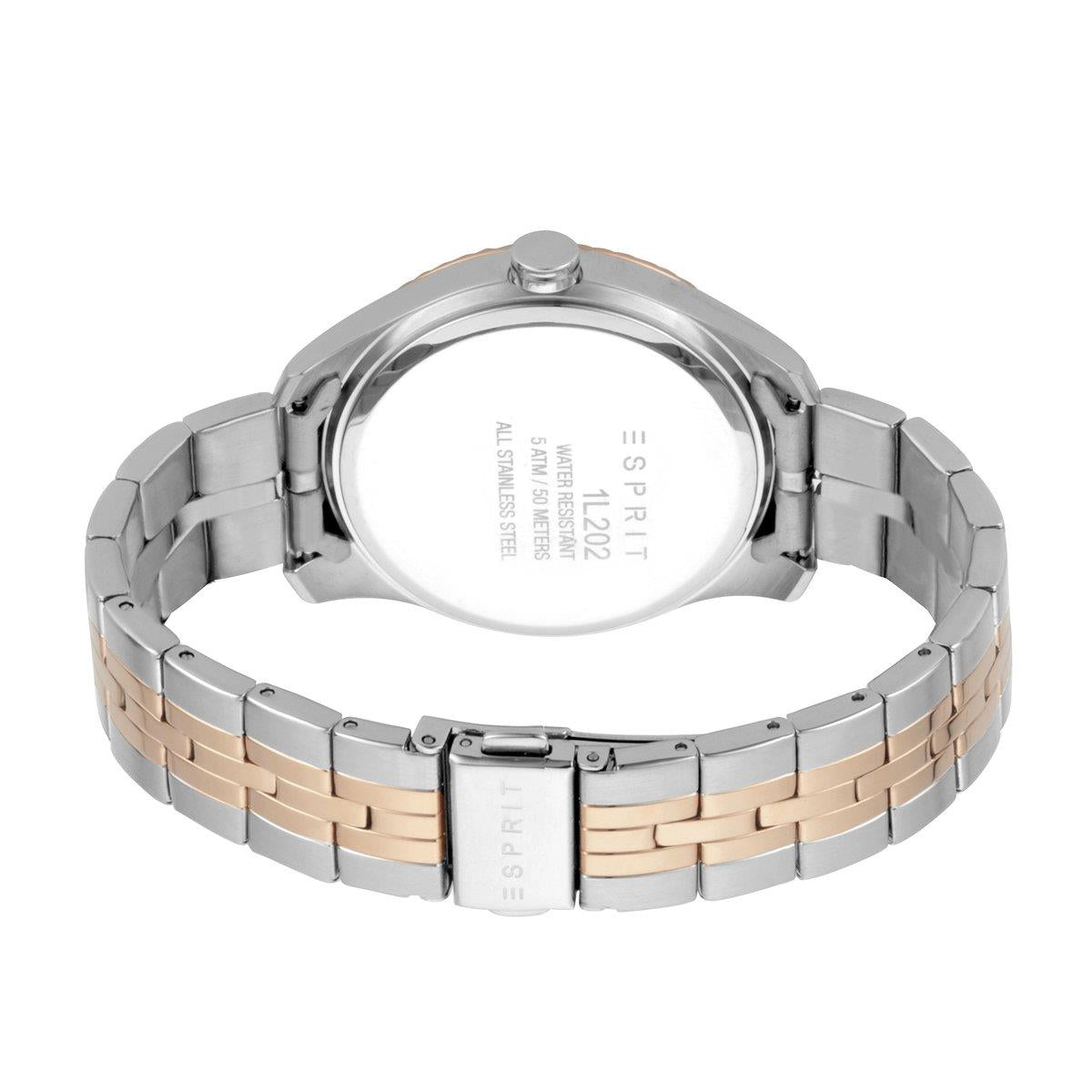 Esprit ES1L202M0115 Rose Gold-Grey Strap Women's Watch