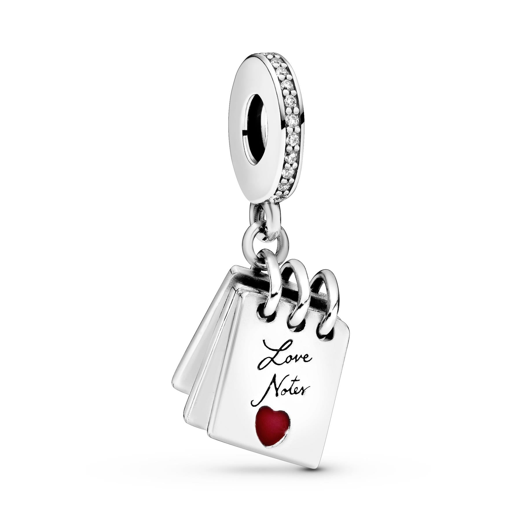 Pandora 797835CZ Love Notes Notebook Dangle Charm