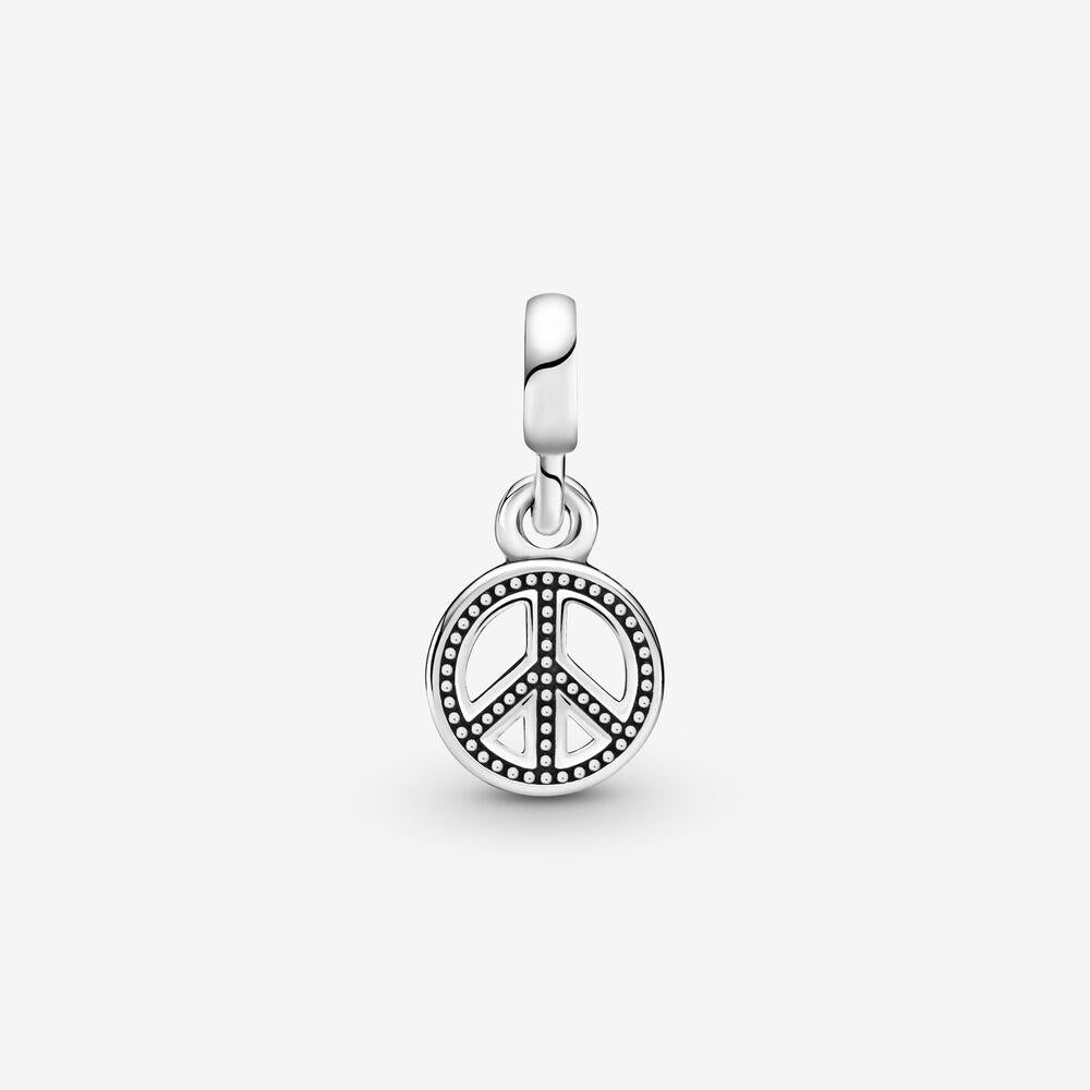 Pandora 799424C01 ME Peace Sign Mini Dangle Charm