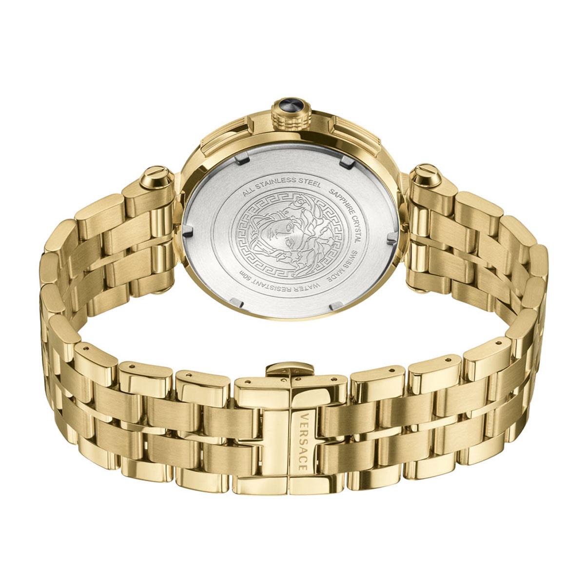 Versace VBR060017 Gold Tone Aion Chrono Men's Watch