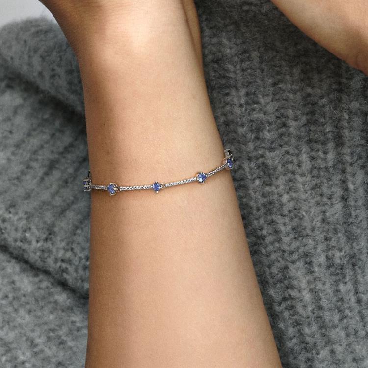 Pandora 599217C01 Sparkling Pavé Bars Bracelet - Watch Home™