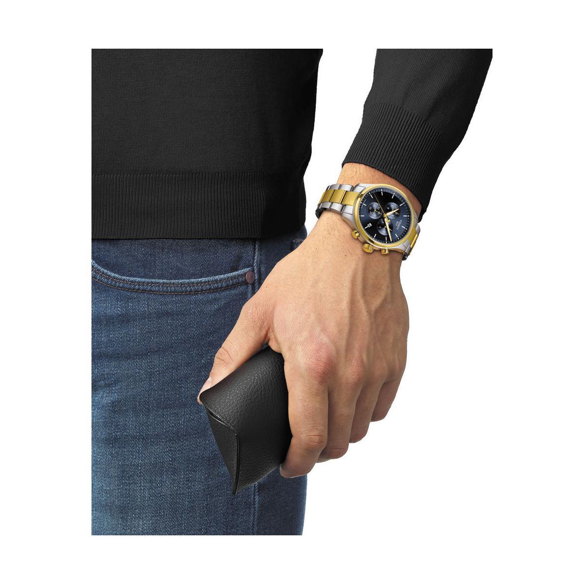 Tissot T116.617.22.041.00 T-Sport Chronograph Quartz Blue Dial Men's Watch - Watch Home™