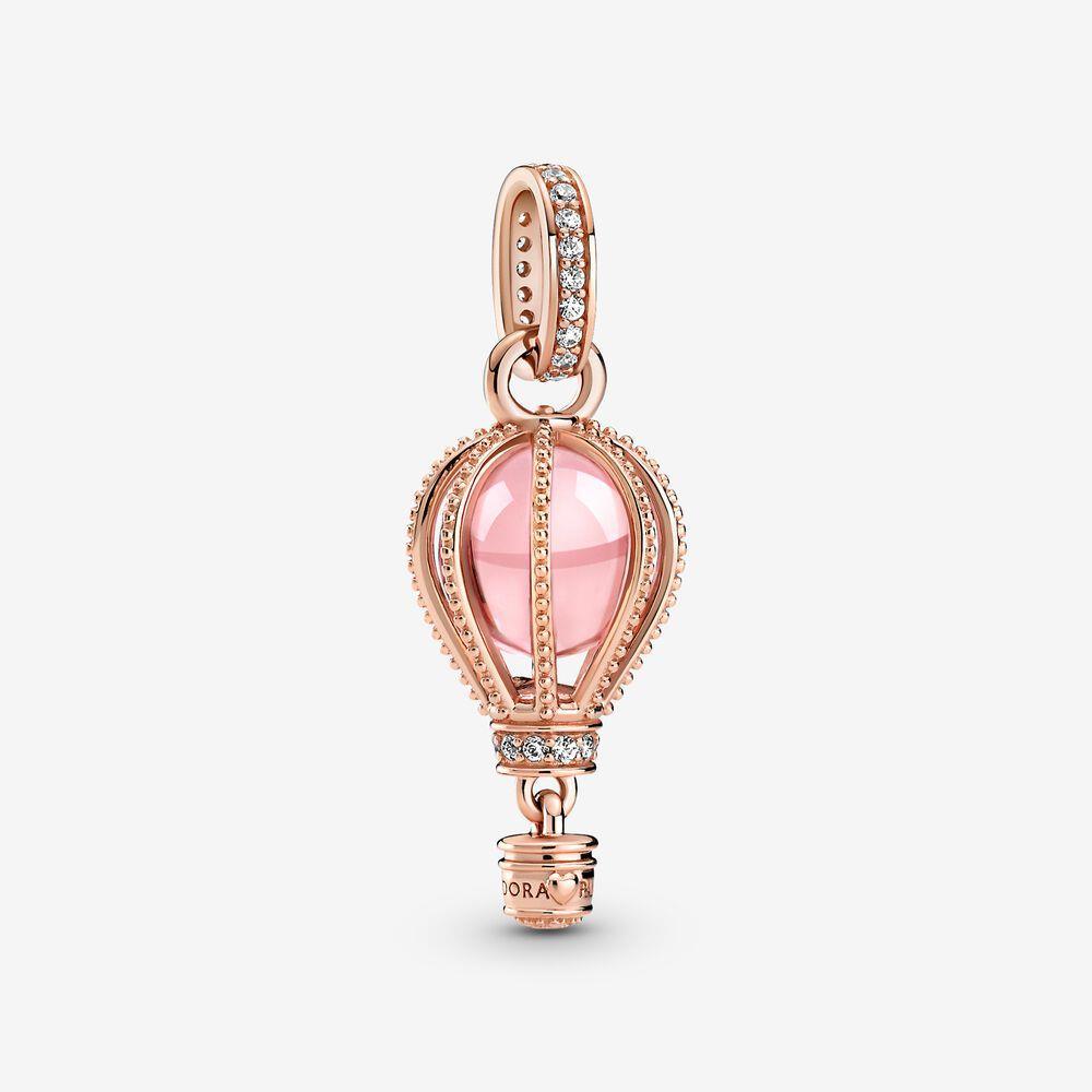 Pandora 789434c01 Sparkling Pink Hot Air Balloon Dangle Charm - Watch Home™