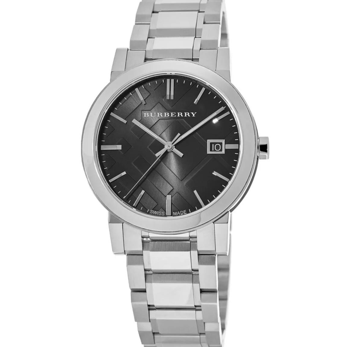 Burberry BU9001 Black Dial Stainless Steel Unisex Watch - Watch Home™