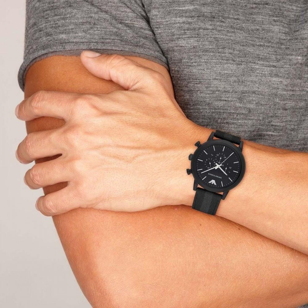 Emporio Armani AR1948 Luigi Chronograph Black Dial Men's Watch - Watch Home™