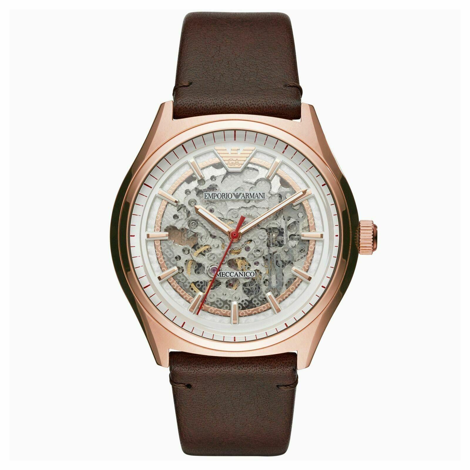 Emporio Armani AR60005 Automatic Silver Dial Men's Watch - Watch Home™