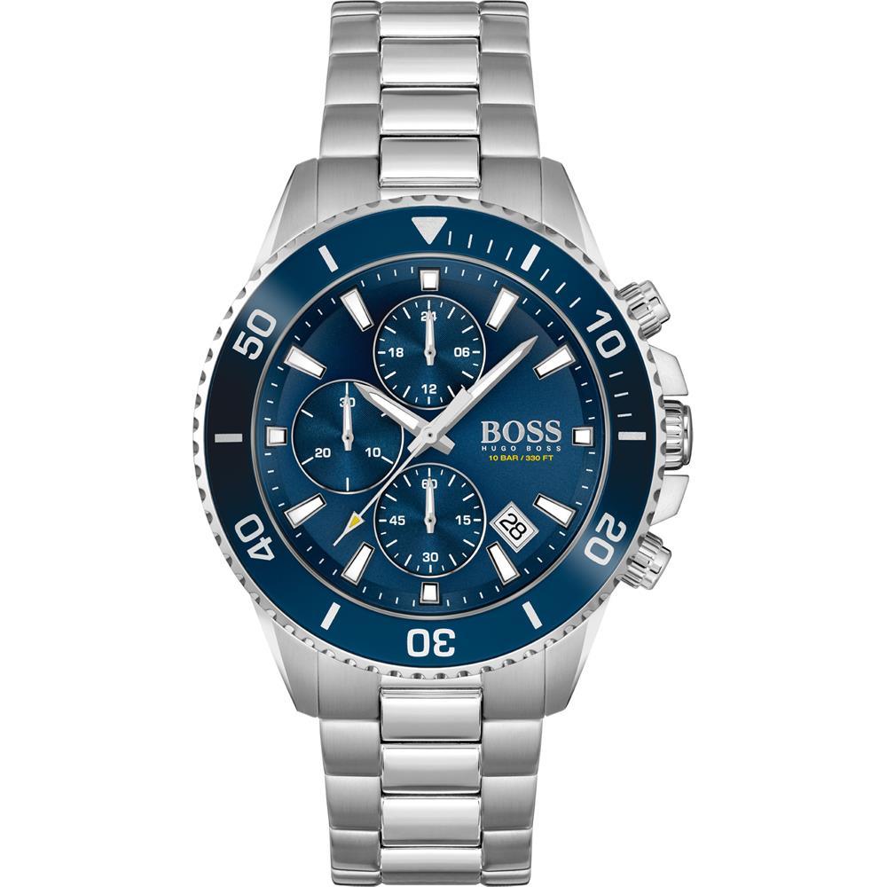 Hugo Boss 1513907 Admiral Chronograph Blue Dial Men's Watch - Watch Home™